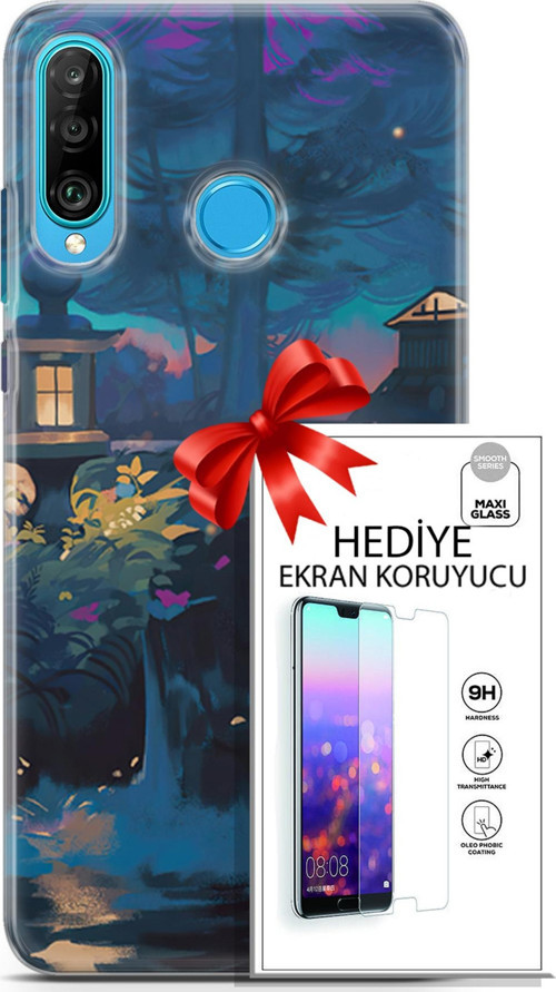 Huawei P30 Lite Kılıf Orijinal Seri Neo 16 Thor Herald Hediyelik Kılıf Ve Ekran Koruyucu