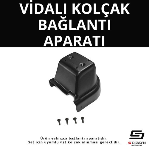 S-Dizayn Hyundai Accent Era ABS Vidalı Kol Dayama Kolçak Alt Adaptör 2006-2010 A+Kalite