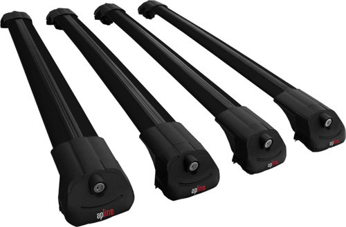 Ford Connect 2002-2013 Arası ile uyumlu ACE-1 Ara Atkı Tavan Barı SİYAH 4 ADET BAR