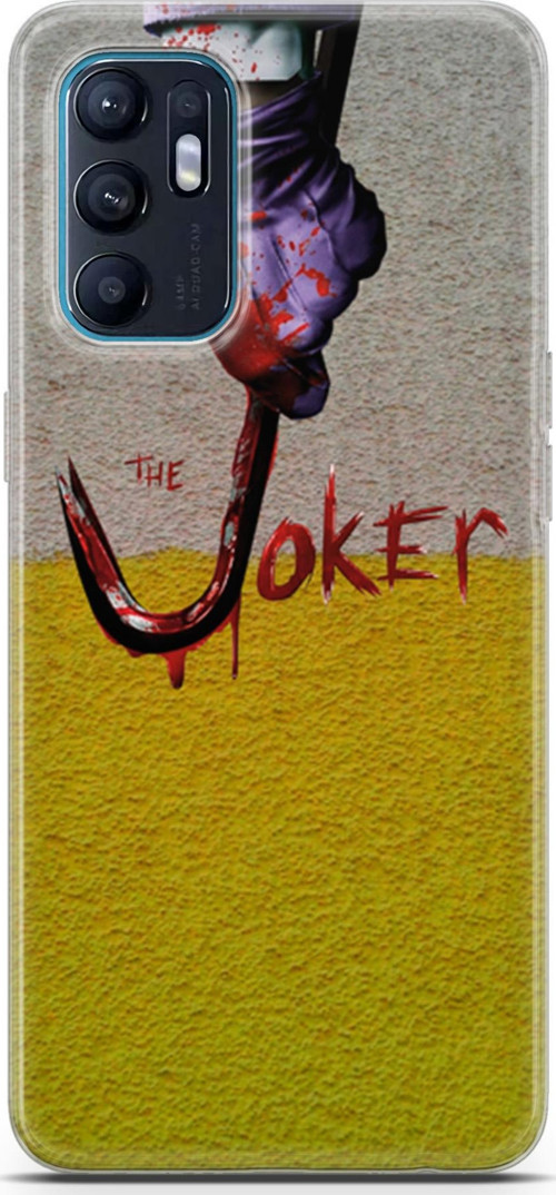 Oppo Reno 6 4G Kılıf Orijinal Seri Typo 09 Joker Uv Kılıf