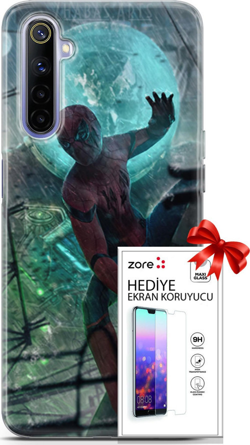 Realme 6 Kılıf Orijinal Seri Supers 19 Marvel Movie Tam Koruma Kılıf + Ekran Koruyucu