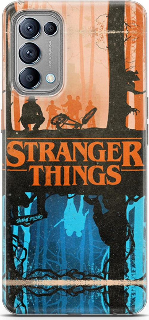 Oppo Reno 5 Kılıf Orijinal Seri Typo 13 Stranger Things Case Kapak