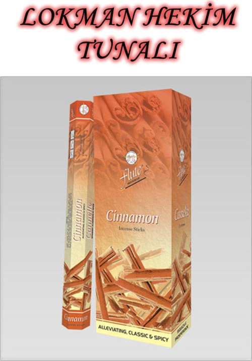 Flutte Tütsü Tarçın Kokusu (Cinnamon) 1 Kutu 6 X 20 Sticks - Çubuk Flutte Tütsü