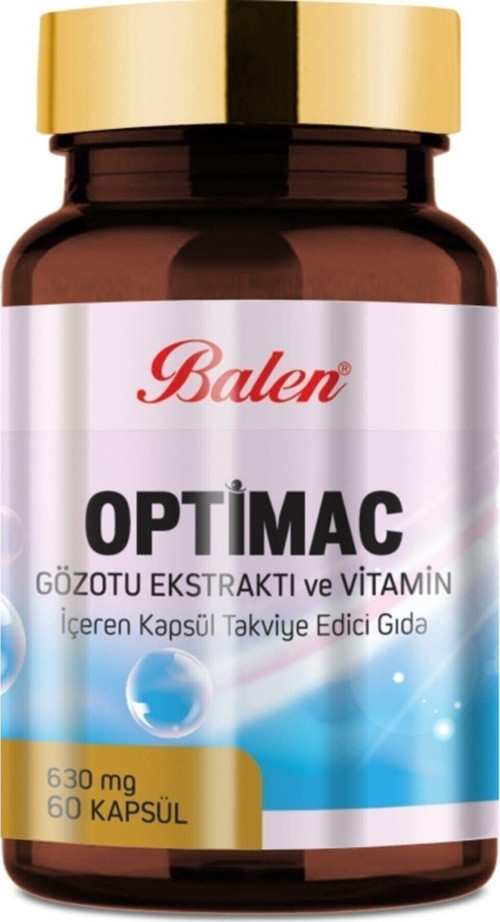 Optimac Gözotu Ekstraktı Ve Vitamin Içeren Kapsül Takviye Edici Gıda
