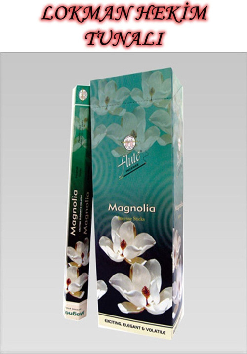 Flutte Tütsü Manolya Kokusu (Magnolia) 1 Kutu 6 X 20 Sticks Çubuk Flutte Tütsü