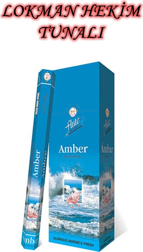 Flutte Tütsü Kehribar Kokusu (Amber) 1 Kutu 6 X 20 Sticks - Çubuk Flutte Tütsü