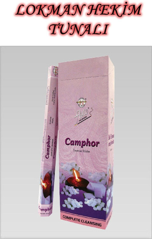 Flutte Tütsü Kafur Kokusu (Camphor) 1 Kutu 6 X 20 Sticks Çubuk Flutte Tütsü