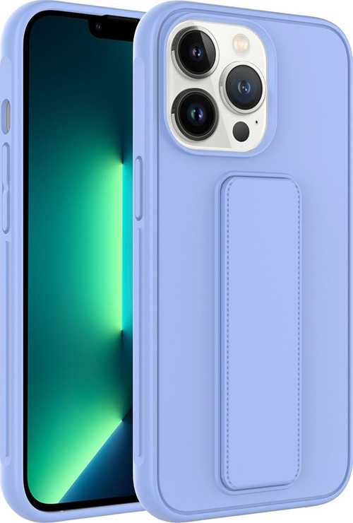 Apple iPhone 13 Pro Max Kılıf Qstand Kapak Standlı Renkli Koruyucu Kapak