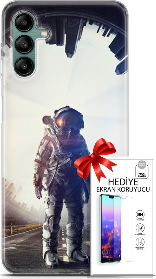 Samsung Galaxy A04S Kılıf Orijinal Seri Algorand 22 Astro Kap + Ekran Koruyucu