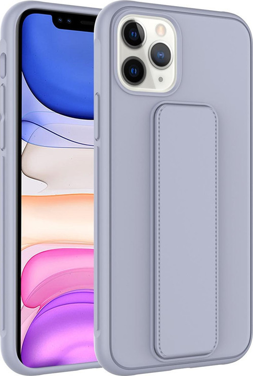 Apple iPhone 11 Pro Max Kılıf Qstand Kapak Standlı Renkli Koruyucu Kapak