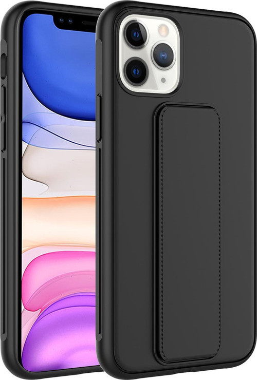 Apple iPhone 11 Pro Max Kılıf Qstand Kapak Standlı Renkli Koruyucu Kapak