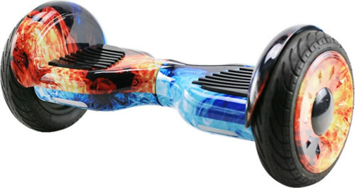Smart Elektrikli Kaykay Hoverboard 10 Inch Scooter Şişme Teker Akıllı Otomatik Dengeli Desen3