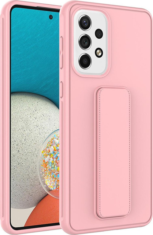 Galaxy A13 4G Kılıf Qstand Kapak Standlı Renkli Koruyucu Kapak