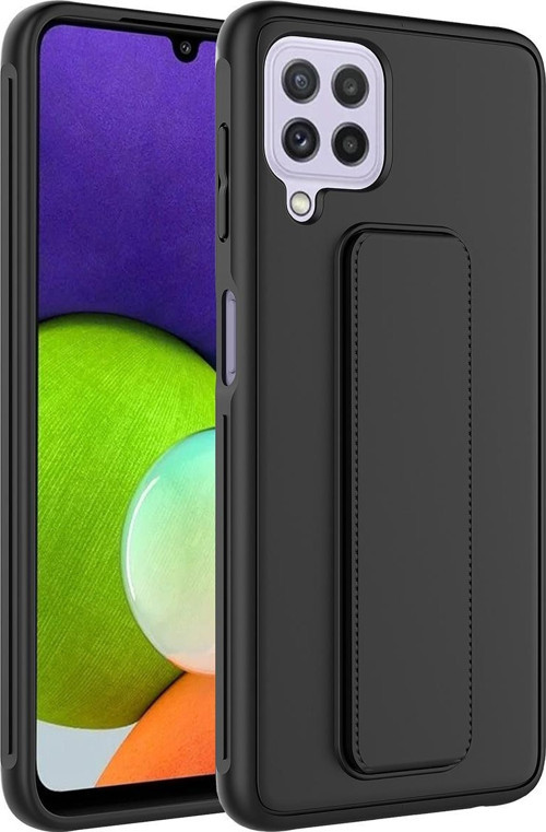 Galaxy M22 Kılıf Qstand Kapak Standlı Renkli Koruyucu Kapak