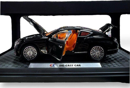 1:24 Metal Model Koleksiyon Araba Bentey Siyah 21 Cm Cz140B