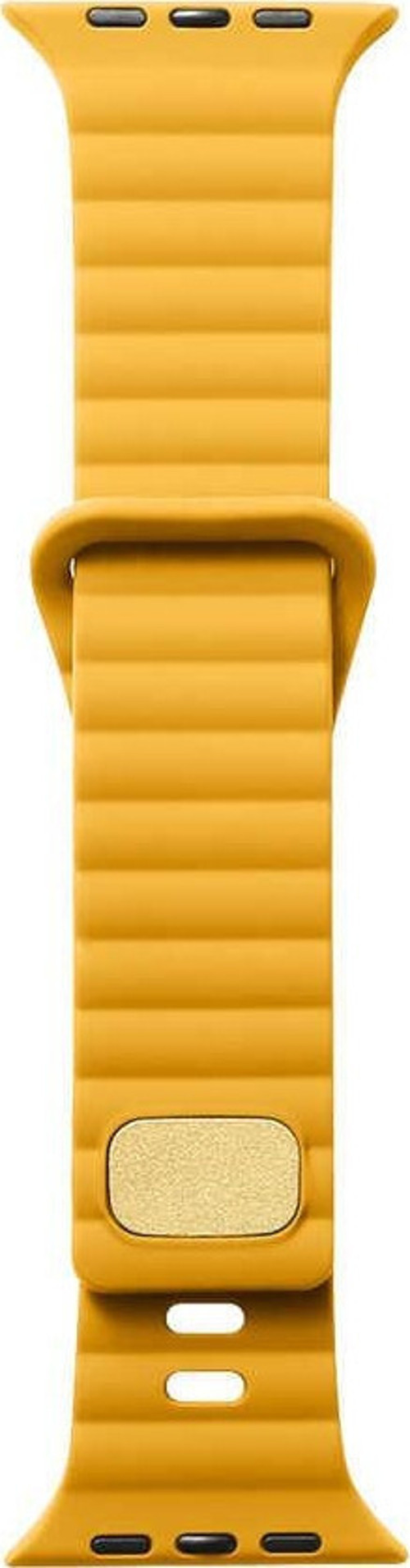 Apple Watch 42MM Uyumlu Kordon Şerit Dizaynlı Metal Tokalı Kordon