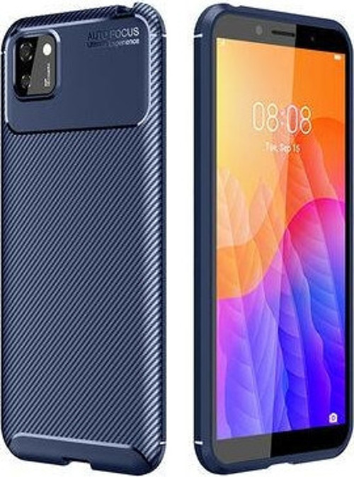Huawei Y5P Kılıf Negro Silikon Karbon Tasarımlı Ultra Slim