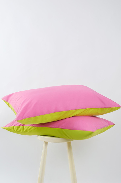 Popping Colors Yastık Kılıfı Dazzle Pembe-Sarı 50x70