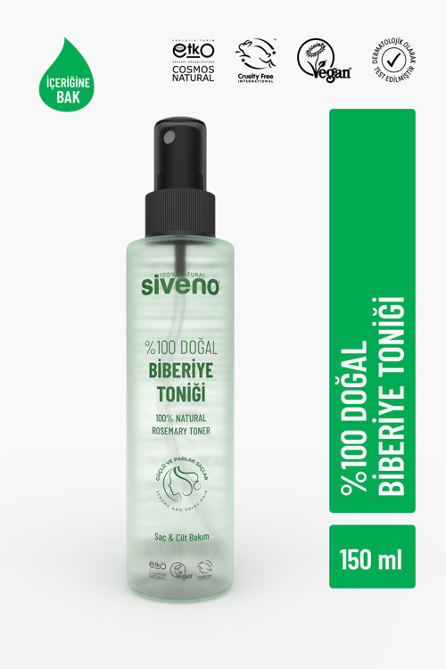%100 Doğal Biberiye Suyu Saç Dökülmesi Karşıtı ve Hızlı Saç Uzatma Etkili Saç Toniği 150 ml