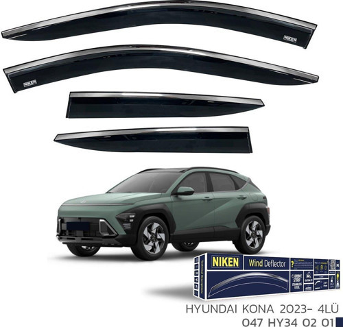Hyundai Kona Kromlu Cam Rüzgarlığı Niken 2023+ sonrası modeller