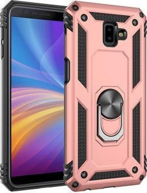 Samsung J6 Plus Kılıf Stantlı Koruyucu Vega Kapak