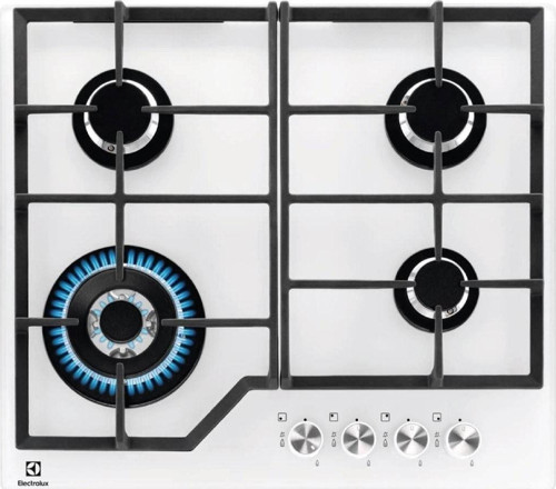 Electrolux KGG64362W Beyaz Cam Yüzeyli Ankastre Gazlı Ocak