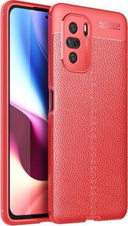 Xiaomi Poco F3 Kılıf Deri Görünümlü Niss Silikon