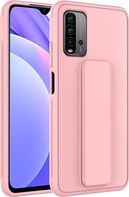 Xiaomi Redmi 9T Kılıf Qstand Kapak Standlı Renkli Koruyucu Kapak