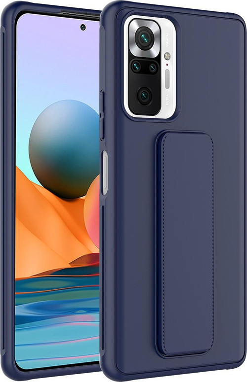 Xiaomi Redmi Note 10 Pro Kılıf Qstand Kapak Standlı Renkli Koruyucu Kapak