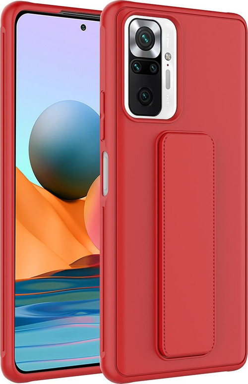 Xiaomi Redmi Note 10 Pro Kılıf Qstand Kapak Standlı Renkli Koruyucu Kapak