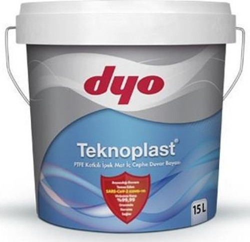 Teknoplast Sars-Cov2 İpek Mat İç Cephe Boyası 7.5 Lt Kemik Beyazı