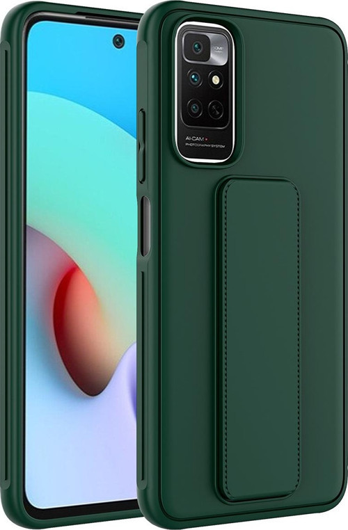 Xiaomi Redmi Note 11 Global Kılıf Qstand Kapak Standlı Renkli Koruyucu Kapak