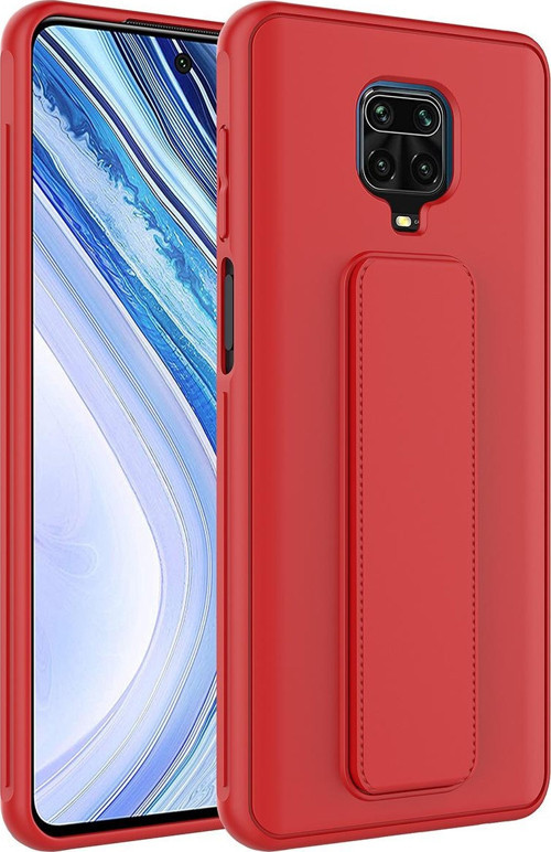 Xiaomi Redmi Note 9 Pro Kılıf Qstand Kapak Standlı Renkli Koruyucu Kapak