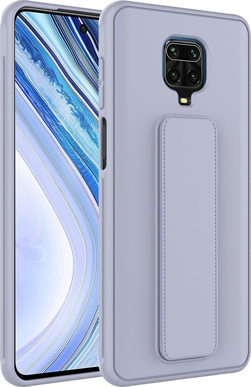 Xiaomi Redmi Note 9 Pro Kılıf Qstand Kapak Standlı Renkli Koruyucu Kapak