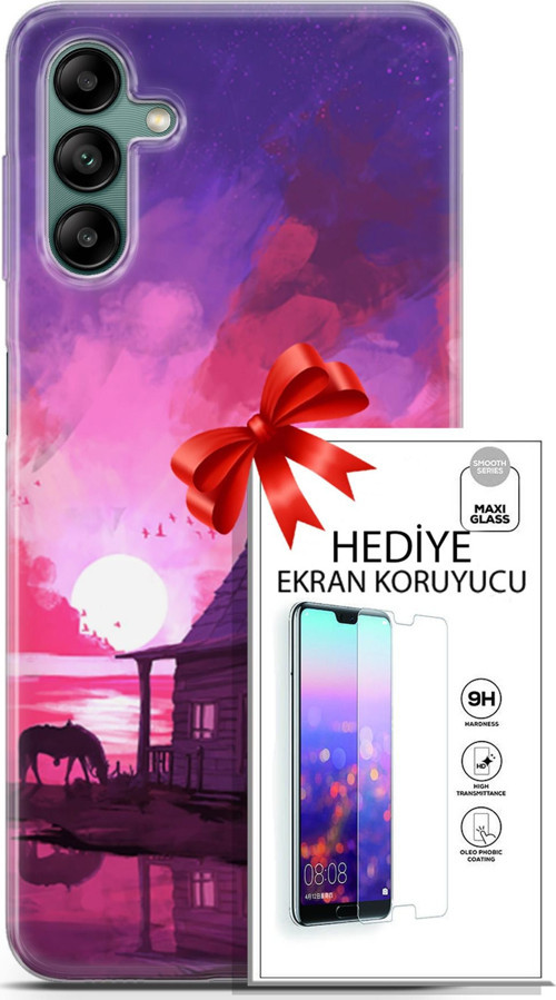 Samsung Galaxy A04S Kılıf Orijinal Seri Neo 27 Aquaman Lazer Kesim Silikon Ekran Koruyucu