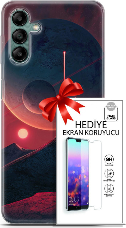 Samsung Galaxy A04S Kılıf Orijinal Seri Neo 19 Iron Man Tam Koruma Kılıf + Ekran Koruyucu