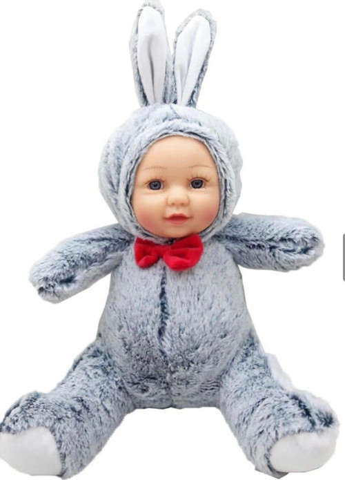 Toprockstore Bebek Yüzlü Peluş Oyuncak Büyük Boy 35 Cm Hediyelik Uyku Arkadaşı
