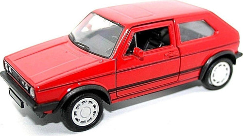 Volkswagen Golf Gti Mk1 Klasik Araba 1:34 Ölçek Model Açılış Kapıları Lisanslı Ürün Kırmızı