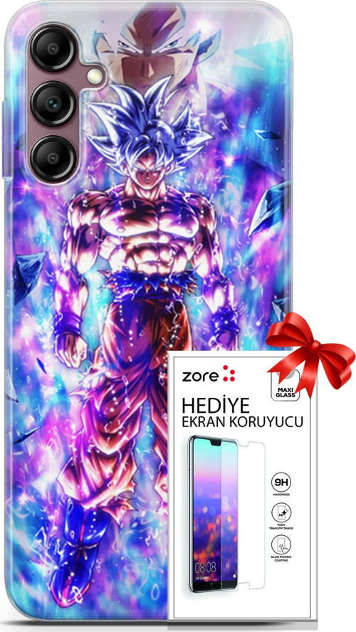 Samsung Galaxy A14 5G Kılıf Orijinal Seri Supers 12 Legends Anime Tasarım Kılıf + Ekran Koruyucu
