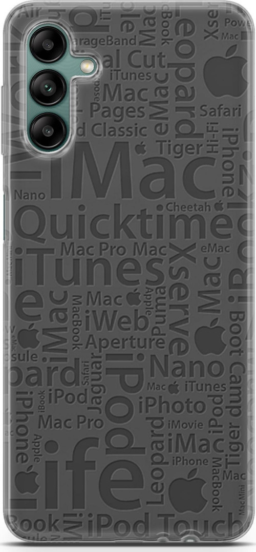 Samsung Galaxy A04S Kılıf Orijinal Seri Typo 28 İmac İweb İlife İz Bırakmayan Kılıf