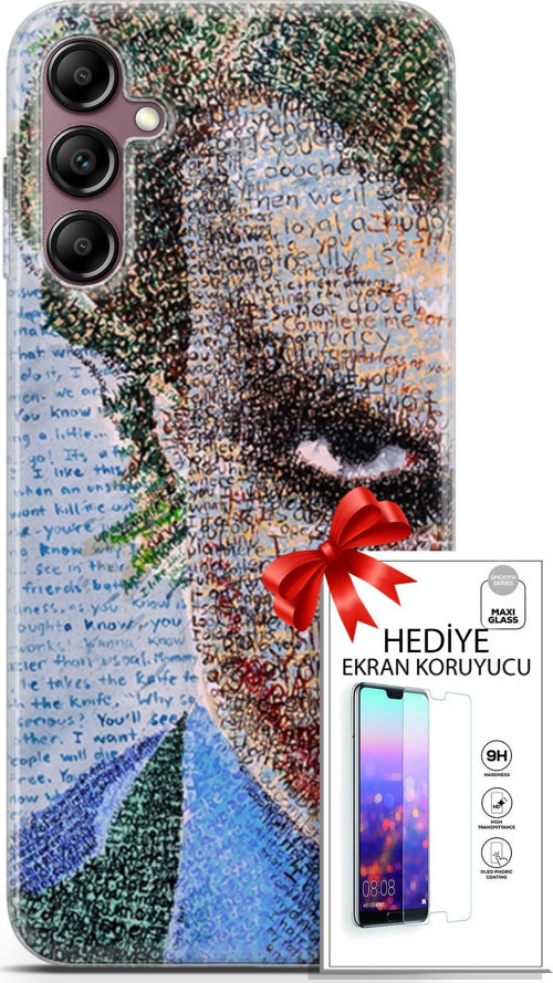 Samsung Galaxy A14 5G Kılıf Orijinal Seri Cardano 10 Joker Full Hd Kılıf + Ekran Koruyucu