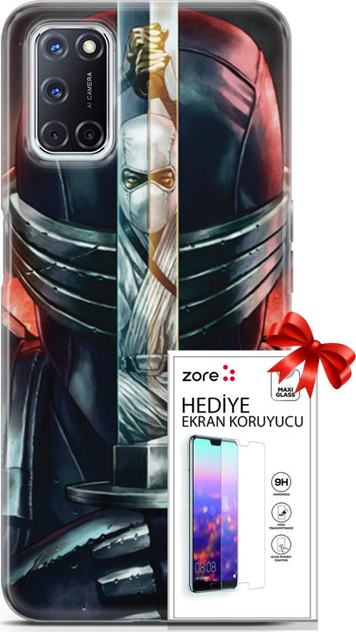 Oppo A52 Kılıf Orijinal Seri Supers 08 Snake Eyes Baskılı Kılıf + Ekran Koruyucu