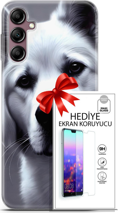 Samsung Galaxy A14 5G Kılıf Orijinal Seri Dogs 17 Avcı Yumuşak Kılıf + Ekran Koruyucu