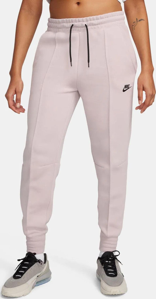 Sportswear Tech Fleece Standart Fit Mid Rise Jogger Kadın Eşofman Altı Lila