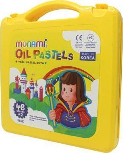 Pastel Boya 48+2 Renk Plastik Kutulu