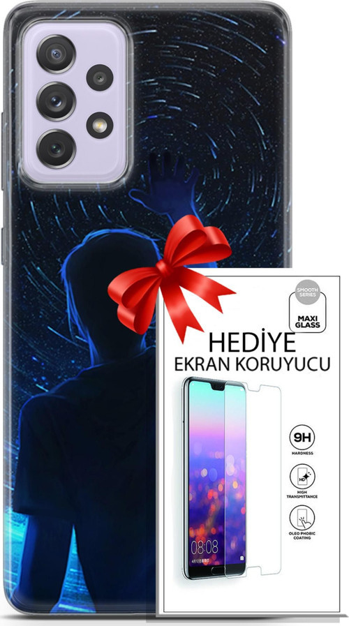 Samsung Galaxy A52 Kılıf Orijinal Seri Neo 14 Batman The Joker Cover Kılıf + Ön Ekran Koruyucu
