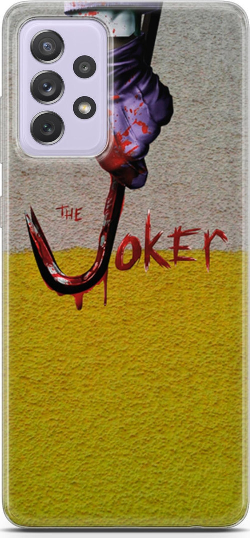 Samsung Galaxy A52 Kılıf Orijinal Seri Typo 09 Joker Uv Kılıf