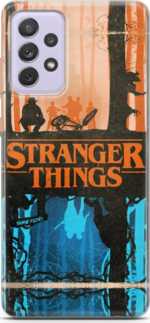 Samsung Galaxy A52 Kılıf Orijinal Seri Typo 13 Stranger Things Case Kapak