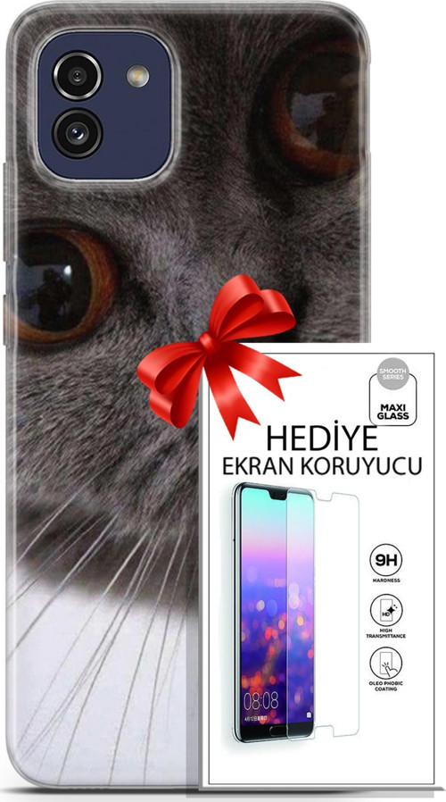 Samsung Galaxy A03 Kılıf Orijinal Seri Scotish-British 11 Pov British 4K Baskılı Kılıf + Ekran Koruyucu