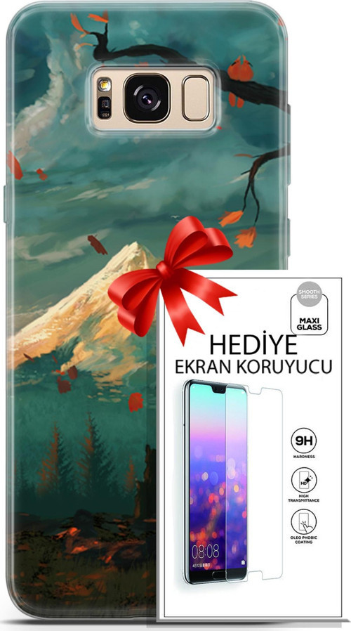 Samsung Galaxy S8 Kılıf Orijinal Seri Neo 03 Wolverine Arka Kapak + Ekran Koruyucu